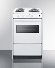 20" Wide Electric Coil Top Range